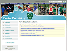 Tablet Screenshot of porinpyrinto.fi